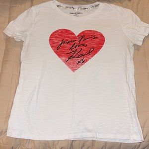 Karl Lagerfeld white tee